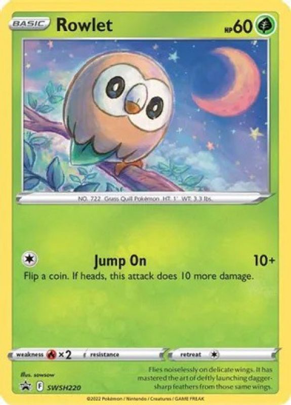 Rowlet - SWSH220 (Cosmos Holo) - SWSH220 - Promo