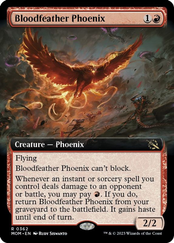 Bloodfeather Phoenix (Extended Art) - 362 - Rare