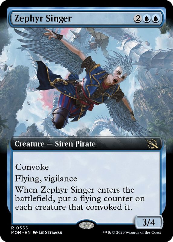 Zephyr Singer (Extended Art) - 355 - Rare