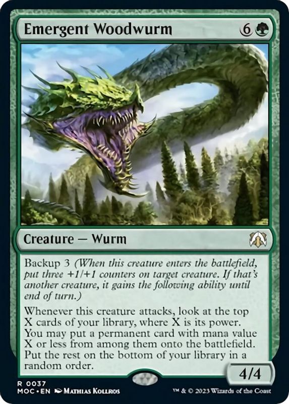 Emergent Woodwurm - 37 - Rare