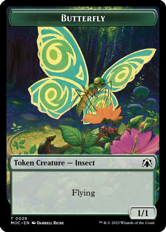Butterfly // City's Blessing Double-sided Token - 29 // 45 - Token