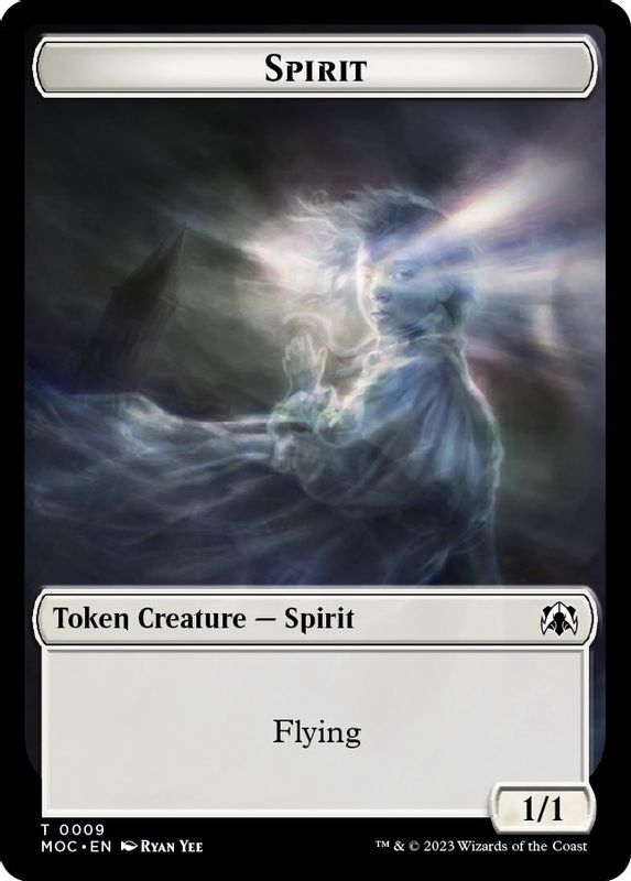 Spirit (9) // Treasure Double-sided Token - 9 // 20 - Token