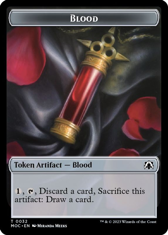 Blood // Shapeshifter Double-sided Token - 32 // 12 - Token