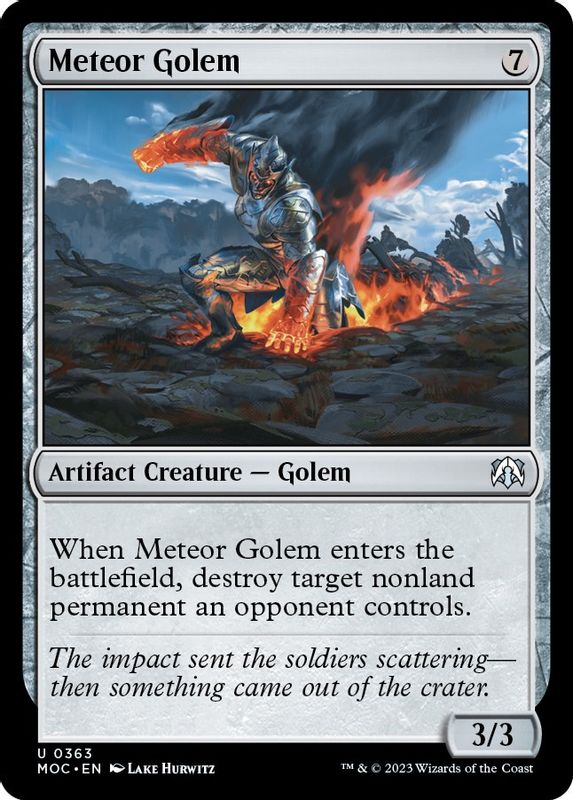 Meteor Golem - 363 - Uncommon