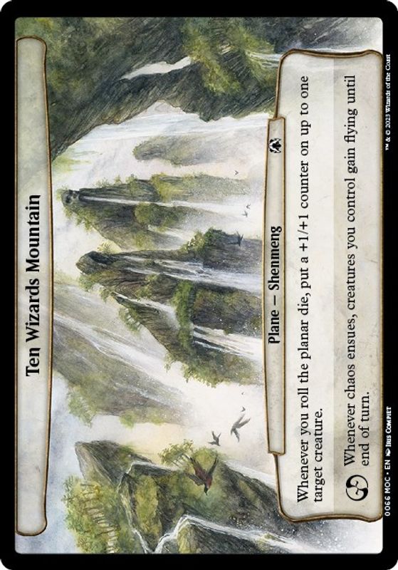 Ten Wizards Mountain (Commander: March of the Machine) - 66 - Token