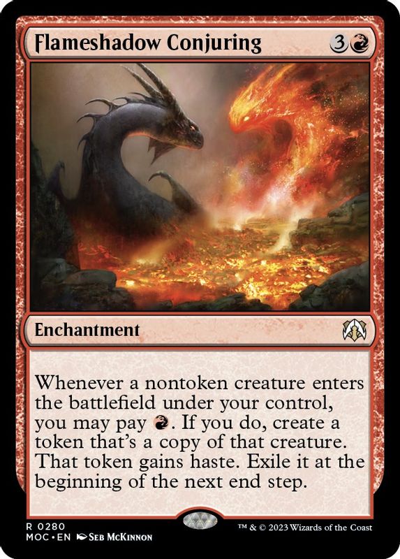 Flameshadow Conjuring - Rare