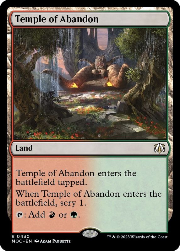 Temple of Abandon - 430 - Rare