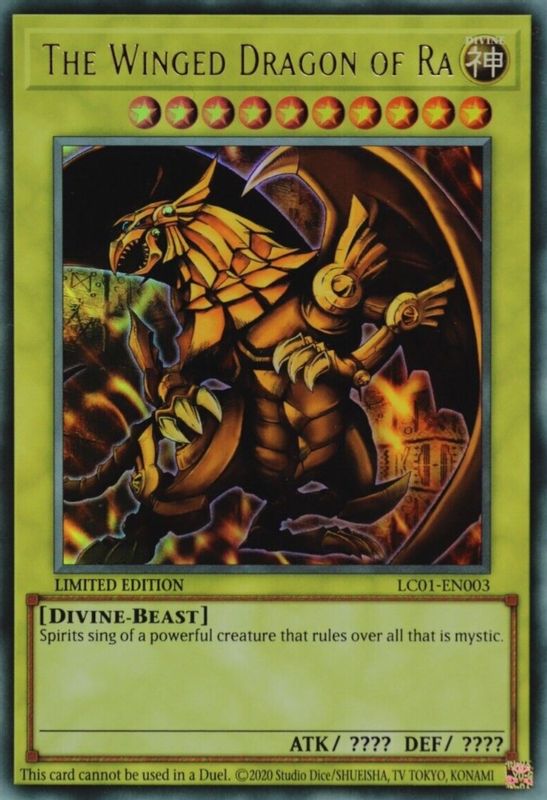 The Winged Dragon of Ra - LC01-EN003 - Ultra Rare