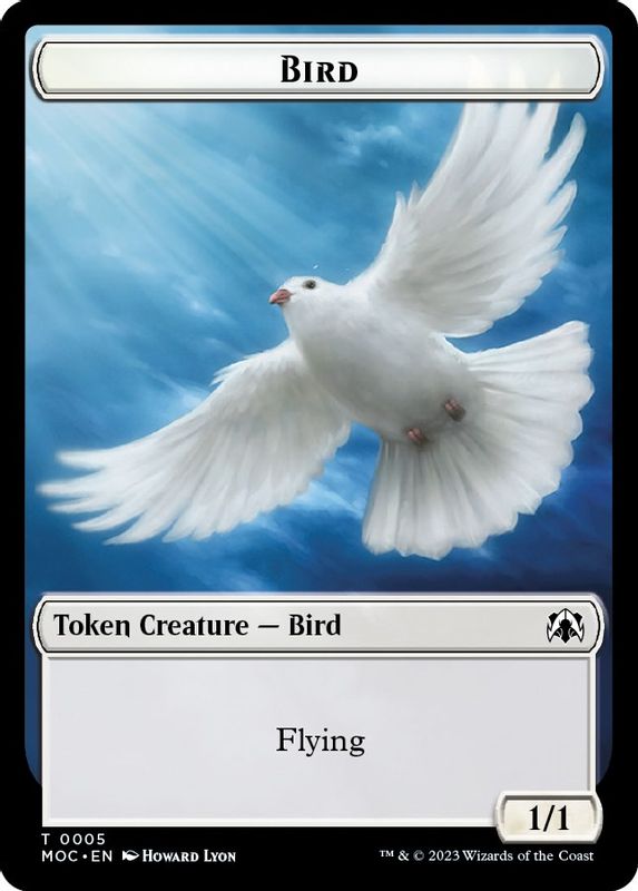 Bird // Kobolds of Kher Keep Double-sided Token - 5 // 27 - Token