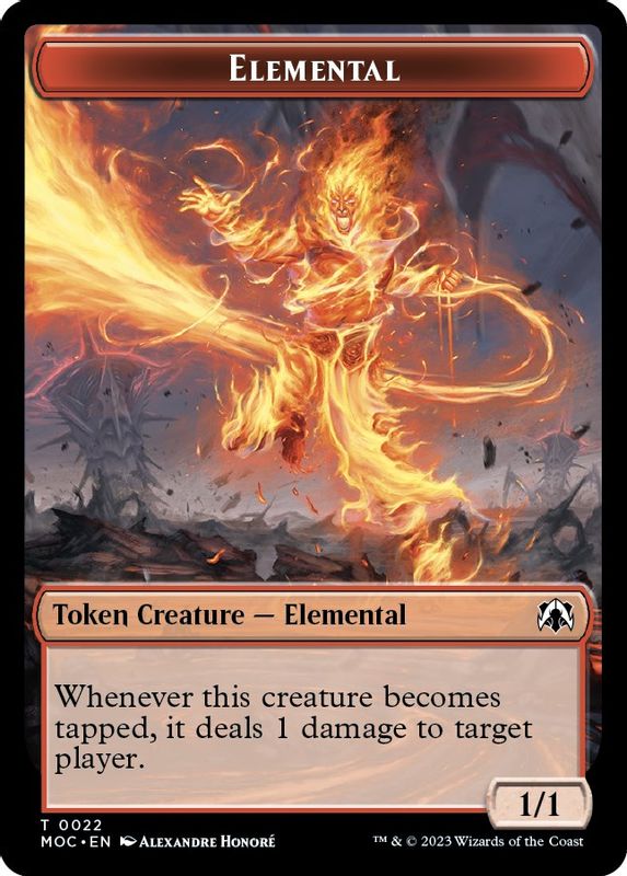 Elemental // Elemental Double-sided Token - 22 // 9 - Token