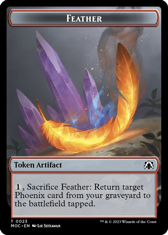 Feather // Servo Double-sided Token - 23 // 42 - Token