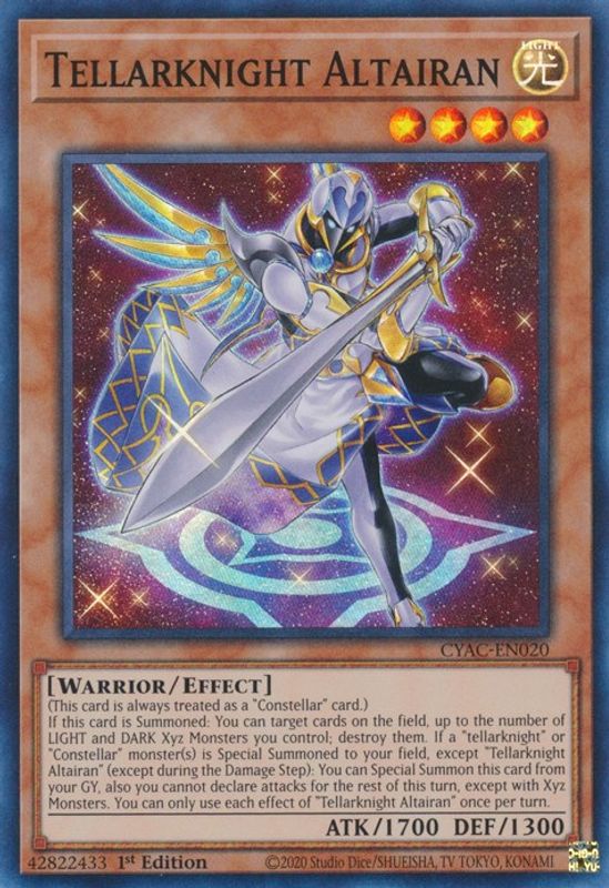 Tellarknight Altairan - CYAC-EN020 - Super Rare