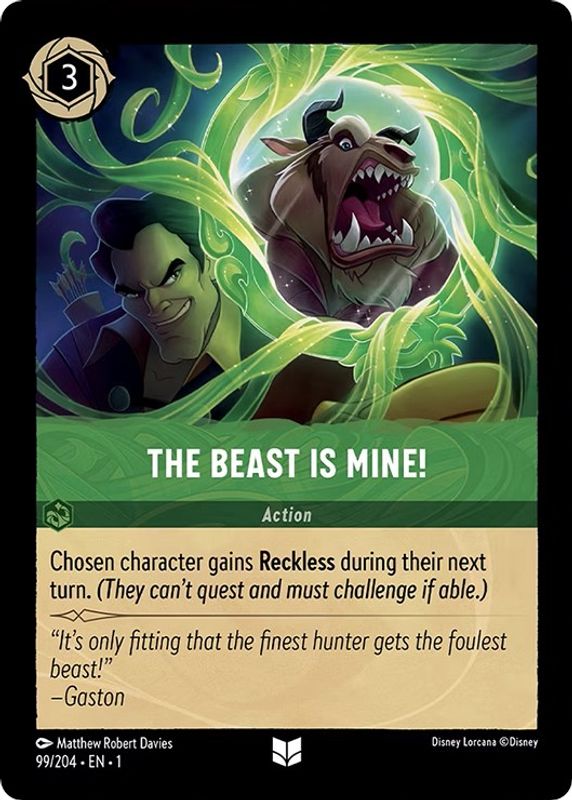 The Beast is Mine! - 99/204 - Uncommon