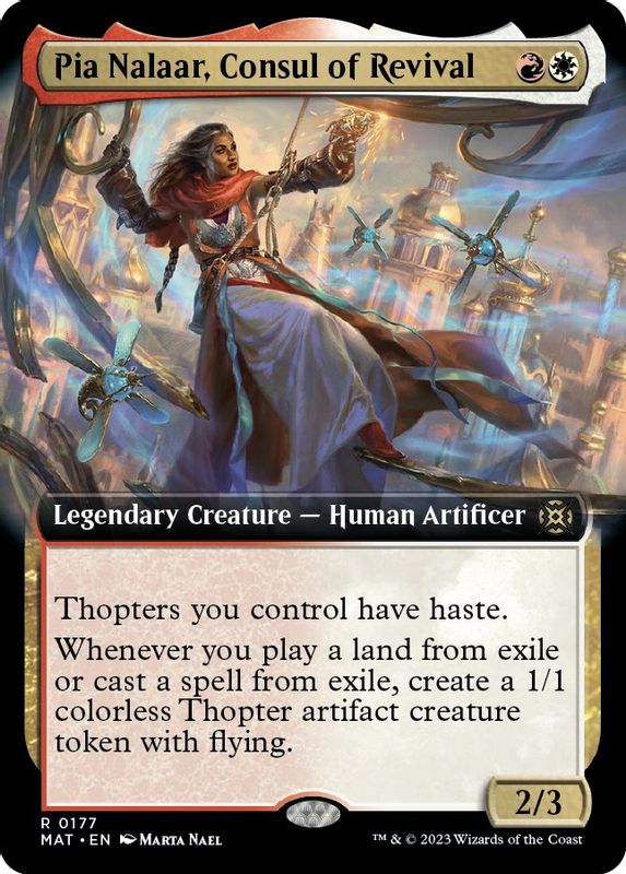 Pia Nalaar, Consul of Revival (Extended Art) - 177 - Rare