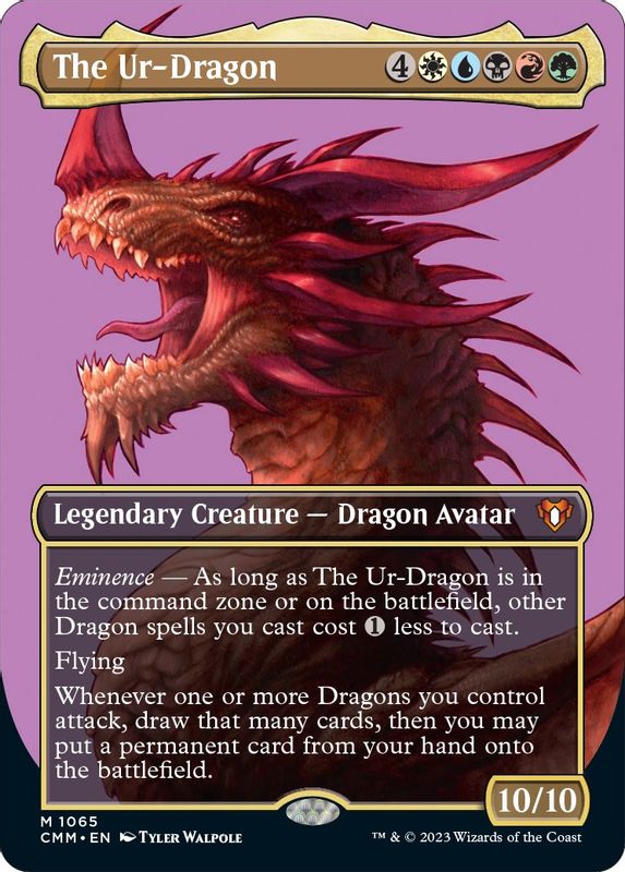 The Ur-Dragon (Textured Foil) - 1065 - Mythic