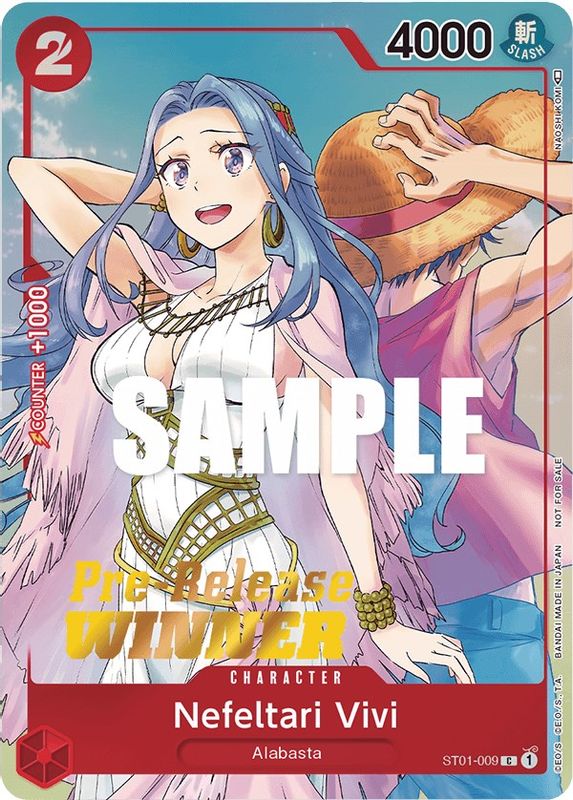 Nefeltari Vivi (OP-03 Pre-Release Tournament) [Winner] - ST01-009 - Promo