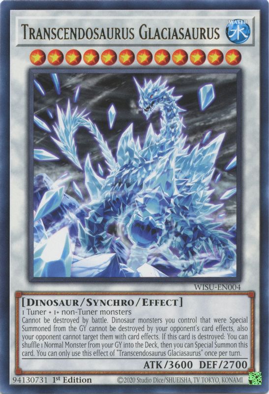 Transcendosaurus Glaciasaurus - WISU-EN004 - Rare