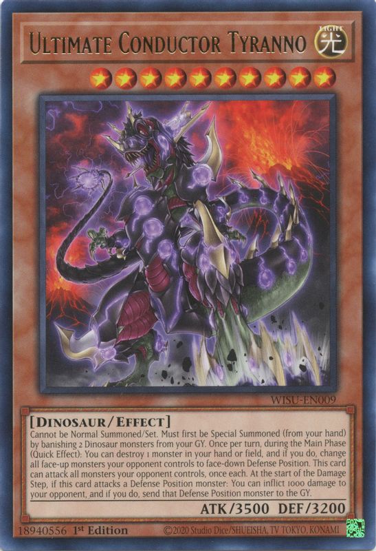 Ultimate Conductor Tyranno - WISU-EN009 - Rare