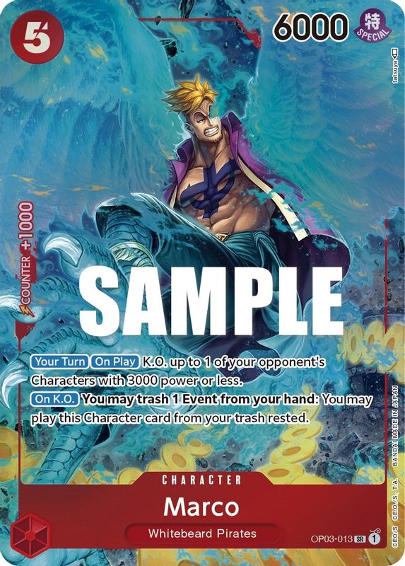 Marco (Alternate Art) - OP03-013 - Super Rare