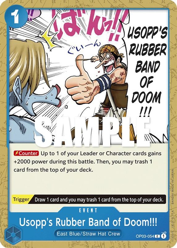 Usopp's Rubber Band of Doom!!! - OP03-054 - Common