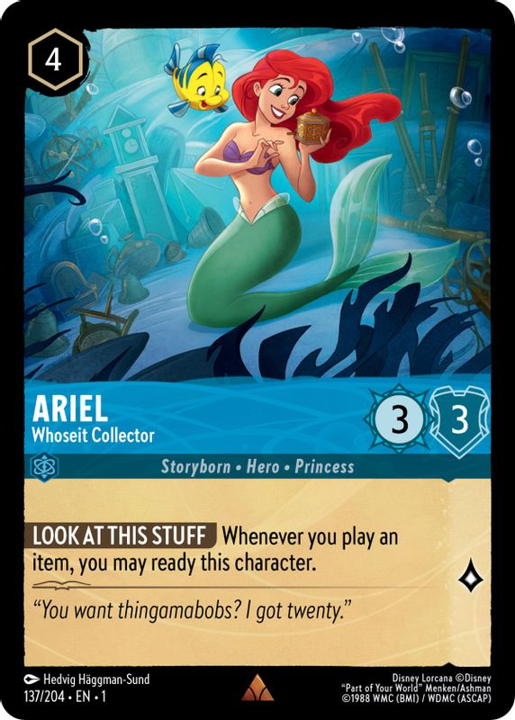 Ariel - Whoseit Collector - 137/204 - Rare