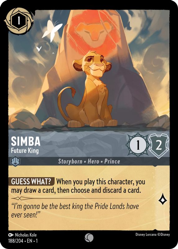 Simba - Future King - 188/204 - Common