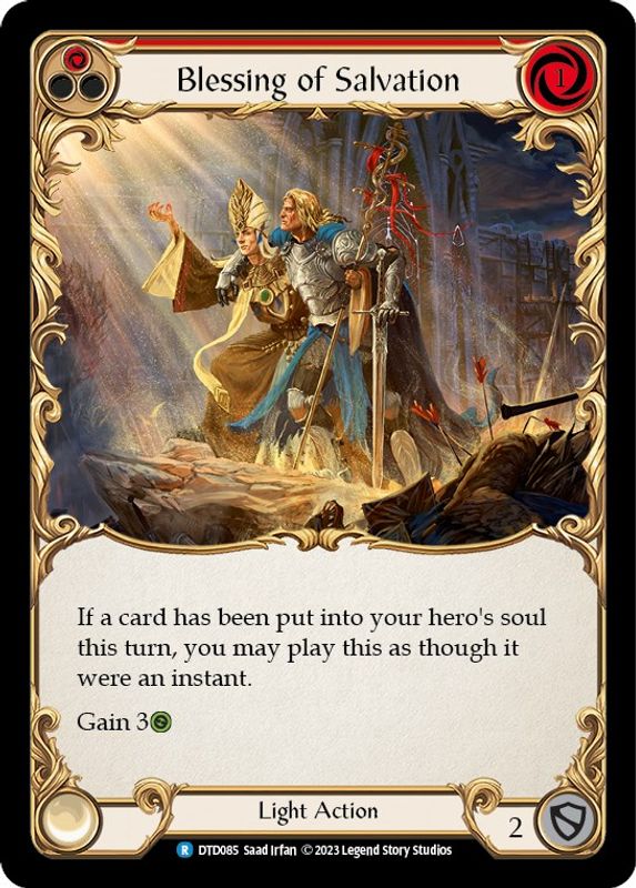 Blessing of Salvation (Red) - DTD085 - Rare