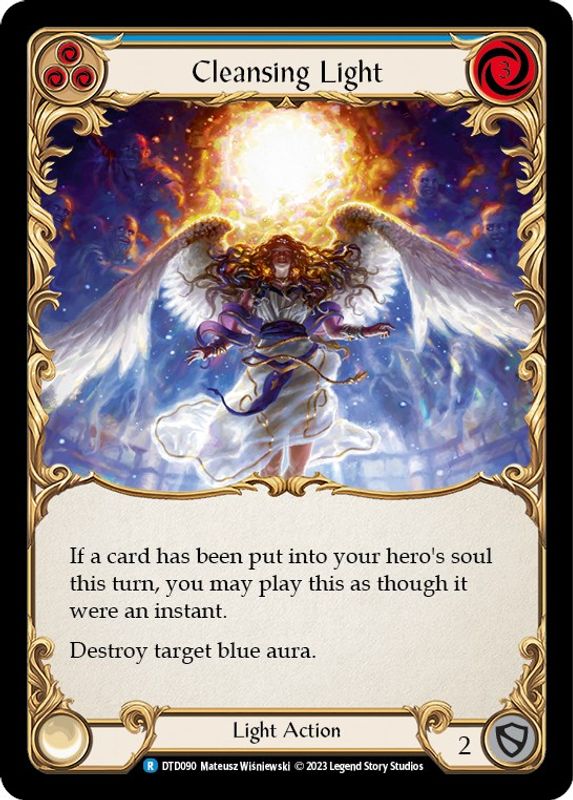 Cleansing Light (Blue) - DTD090 - Rare