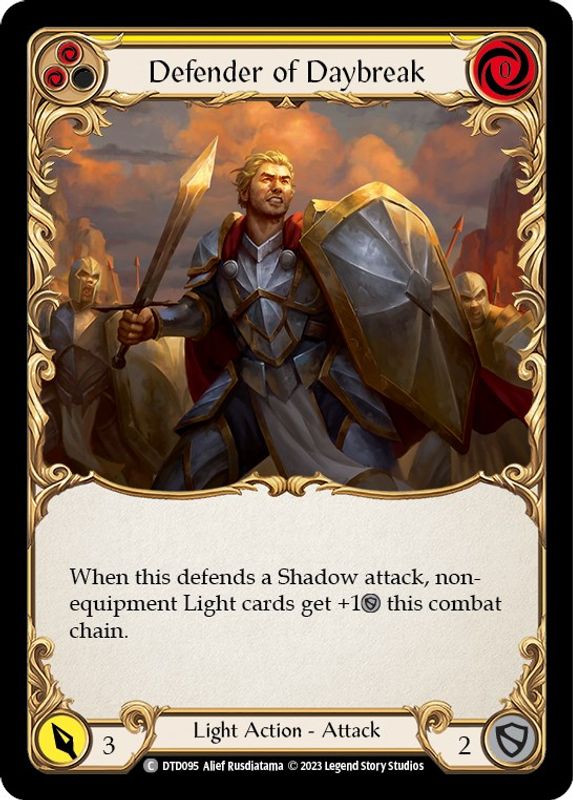 Defender of Daybreak (Yellow) - DTD095 - Common