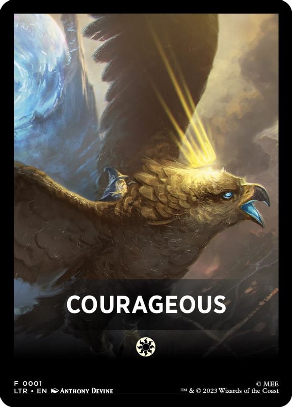 Courageous Theme Card - 1 - Token