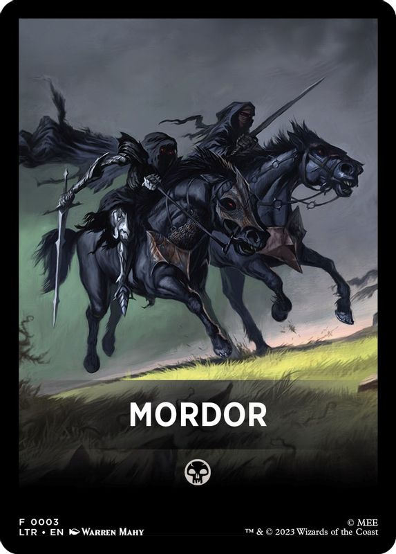 Mordor Theme Card - 3 - Token