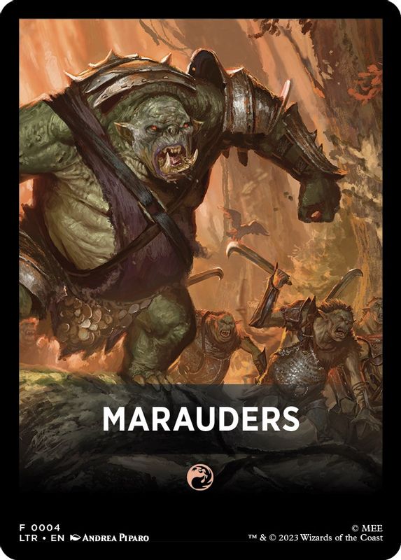 Marauders Theme Card - 4 - Token