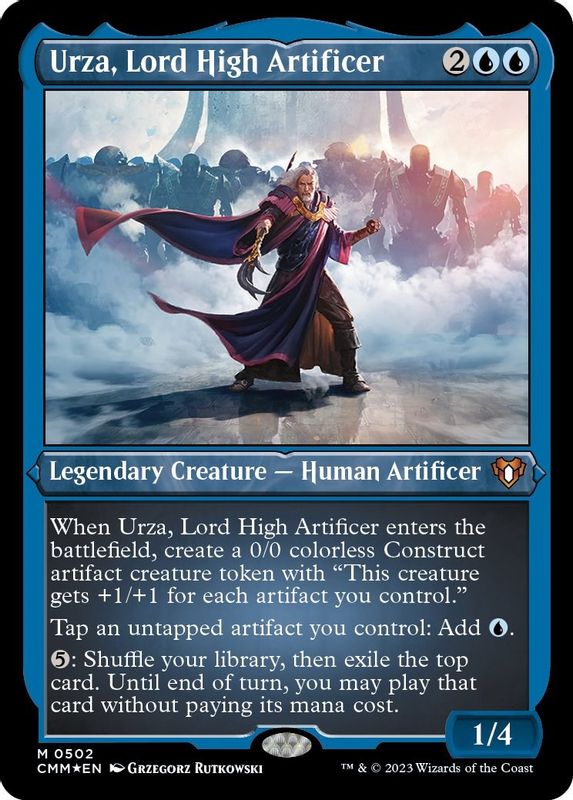 Urza, Lord High Artificer (Foil Etched) - 502 - Mythic