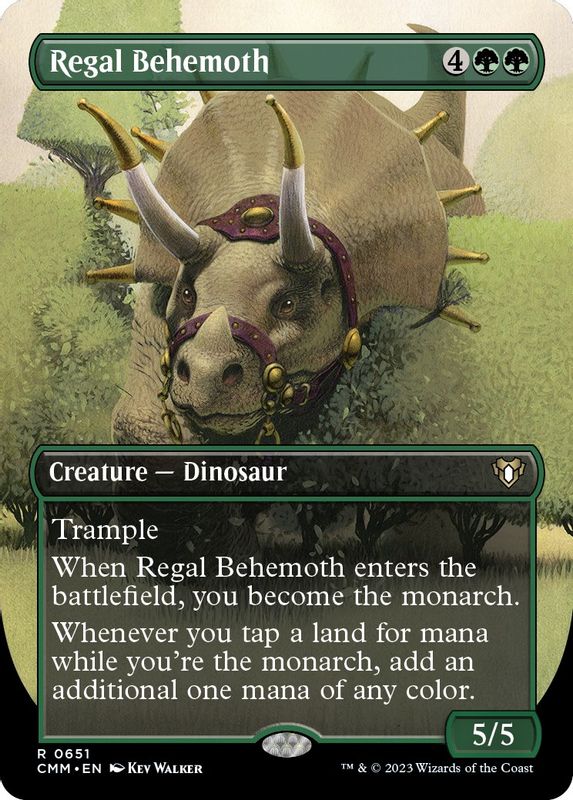 Regal Behemoth (Borderless) - 651 - Rare