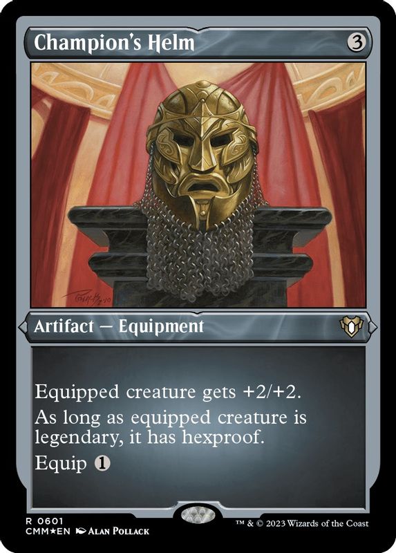 Champion's Helm (Foil Etched) - 601 - Rare