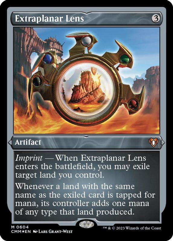 Extraplanar Lens (Foil Etched) - 604 - Mythic