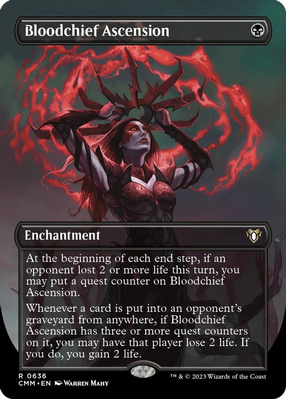 Bloodchief Ascension (Borderless) - 636 - Rare