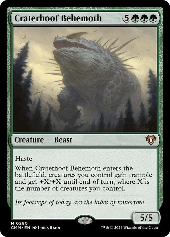 Craterhoof Behemoth - 280 - Mythic