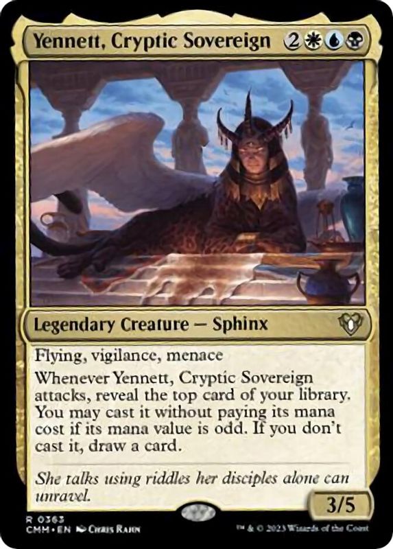 Yennett, Cryptic Sovereign - 363 - Rare