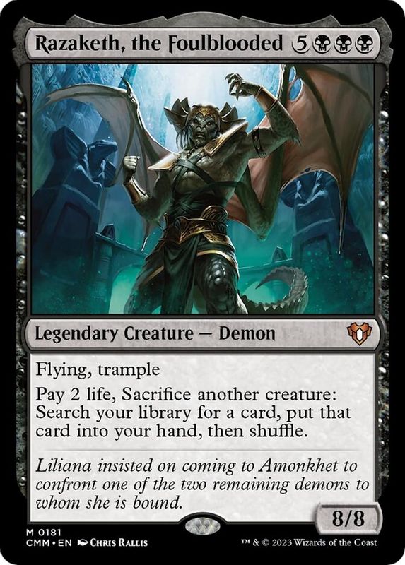 Razaketh, the Foulblooded - 181 - Mythic