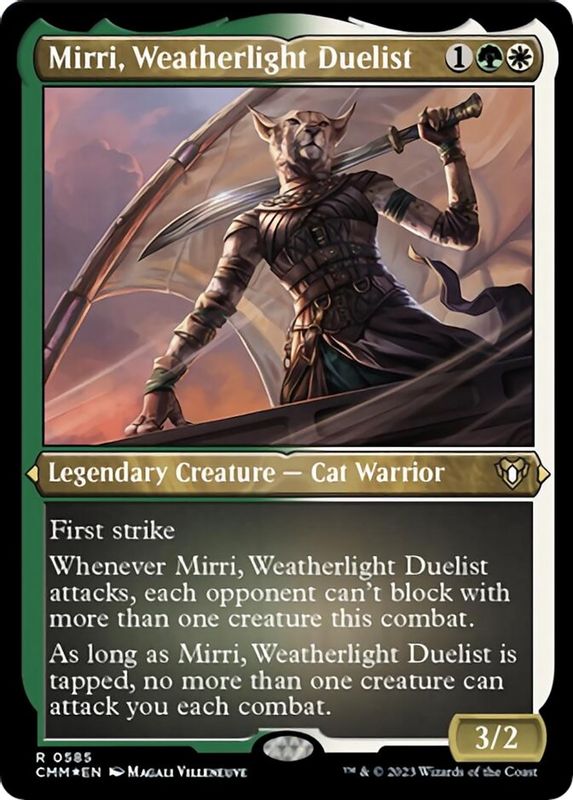 Mirri, Weatherlight Duelist (Foil Etched) - 585 - Rare