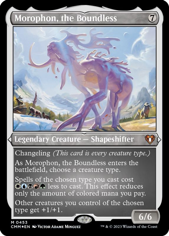 Morophon, the Boundless (Foil Etched) - 453 - Mythic