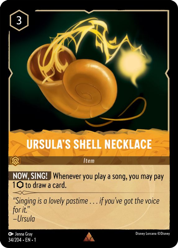 Ursula's Shell Necklace - 34/204 - Rare