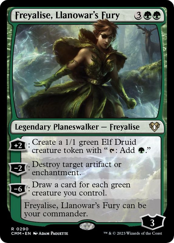 Freyalise, Llanowar's Fury - 290 - Rare