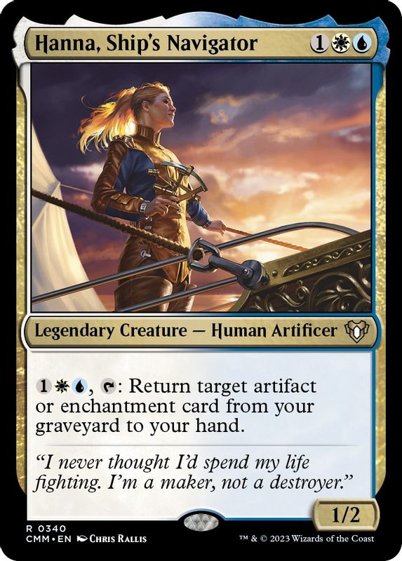 Hanna, Ship's Navigator - 340 - Rare