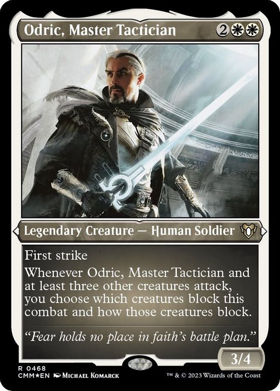 Odric, Master Tactician (Foil Etched) - 468 - Rare