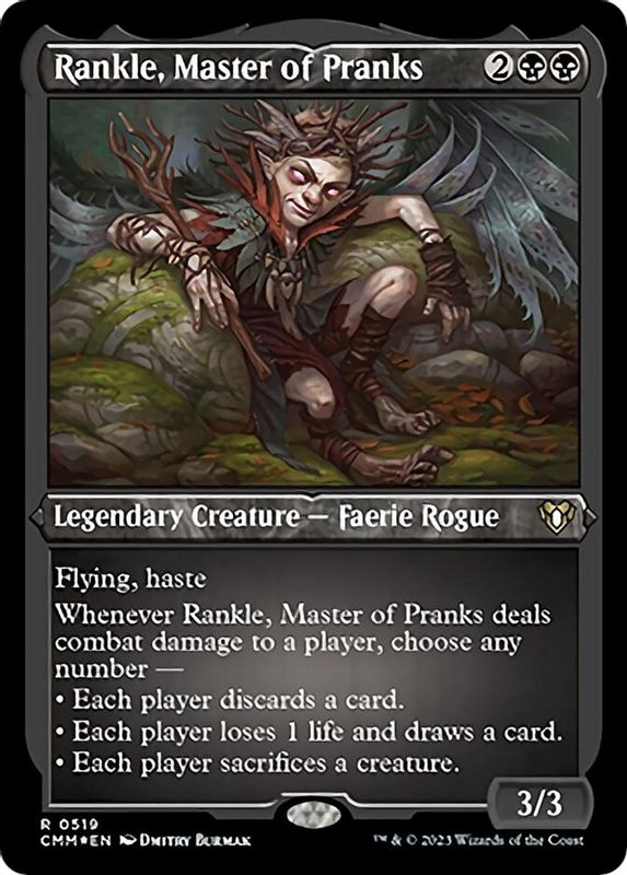 Rankle, Master of Pranks (Foil Etched) - 519 - Rare