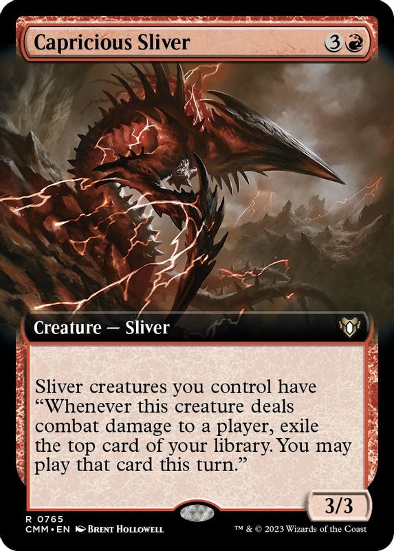 Capricious Sliver (Extended Art) - 765 - Rare