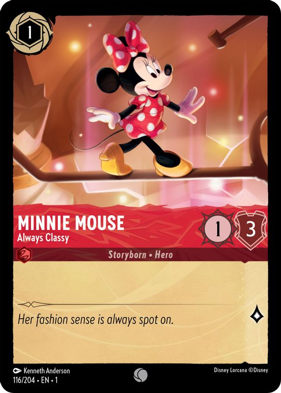 Minnie Mouse - Always Classy - 116/204 - Common