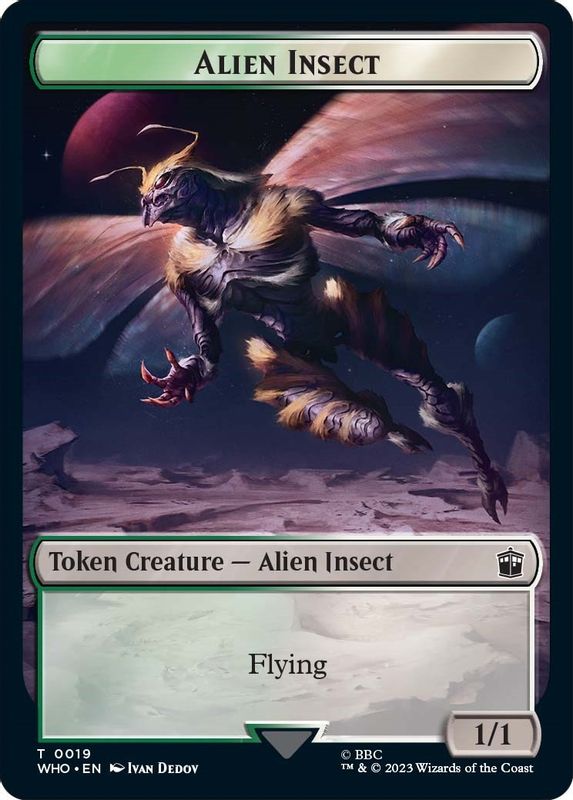 Alien Insect Token - 19 - Token